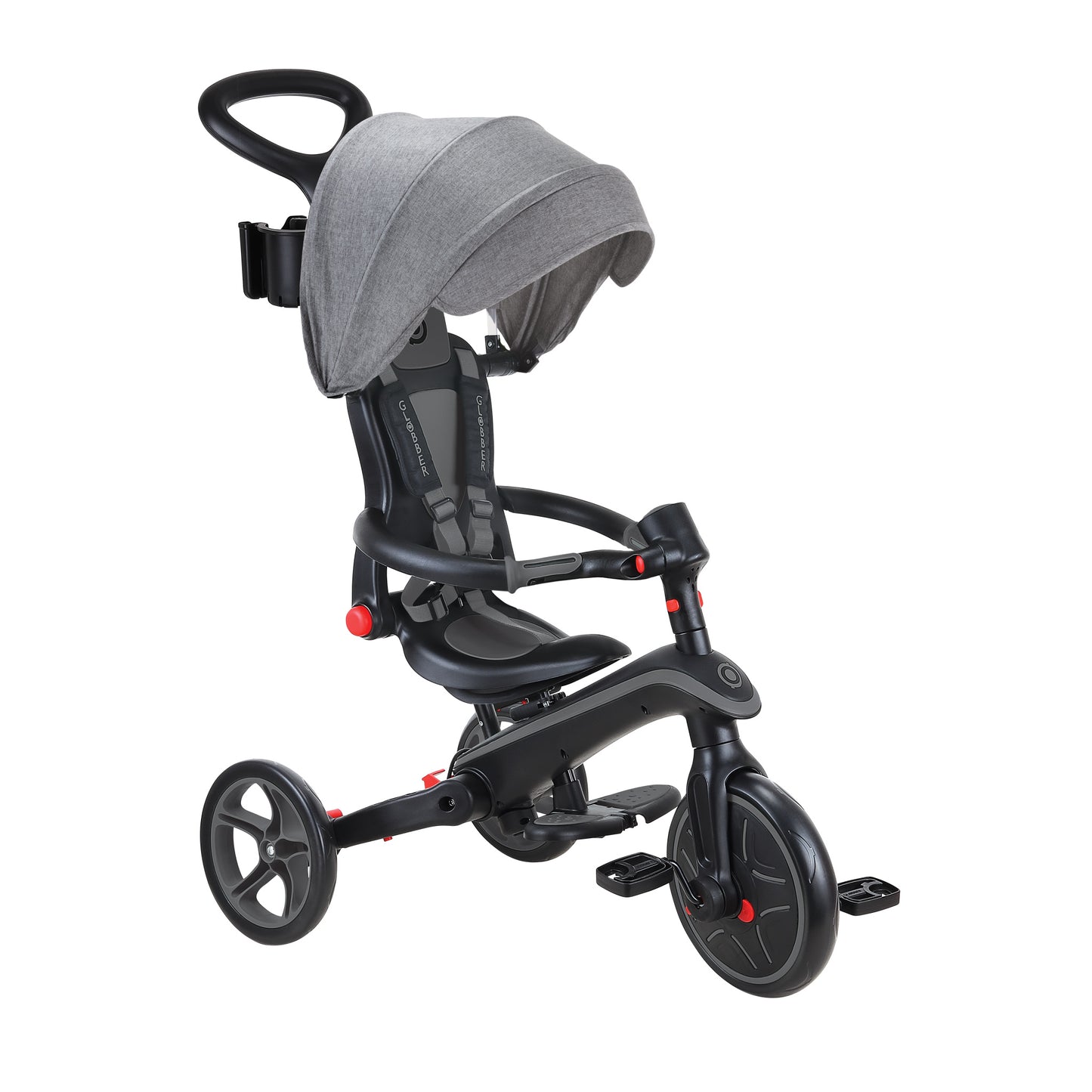 Explorer Trike 4 In 1 - Globber'S Classic Foldable! All-In-One Baby Trike & Kids Balance Bike