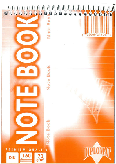 Top Spiral Notebook A5 - 160 Pages