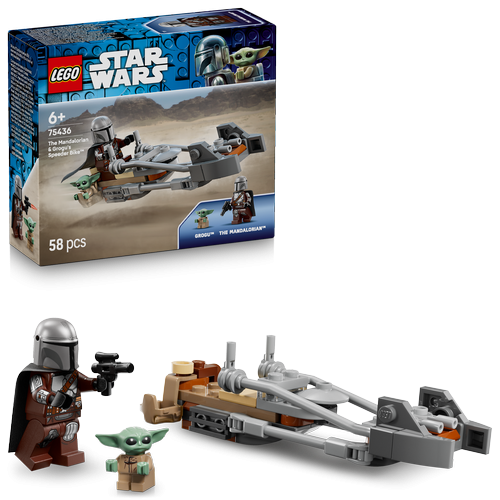LEGO Star Wars The Mandalorian & Grogu's Speeder Bike 75436