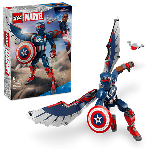 LEGO Marvel New Captain America Construction Figure Set - 76296