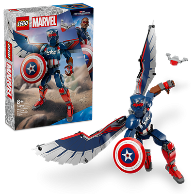 LEGO Marvel New Captain America Construction Figure Set - 76296