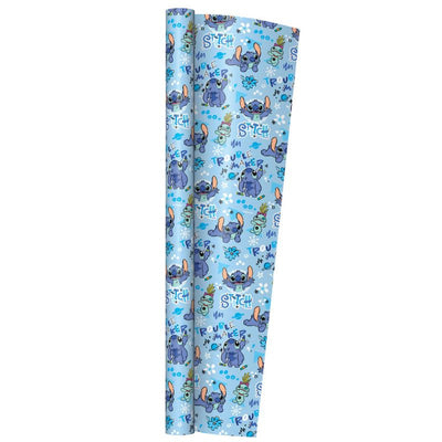 Disney Stitch Printed Gift Wrap 69cm x 2m