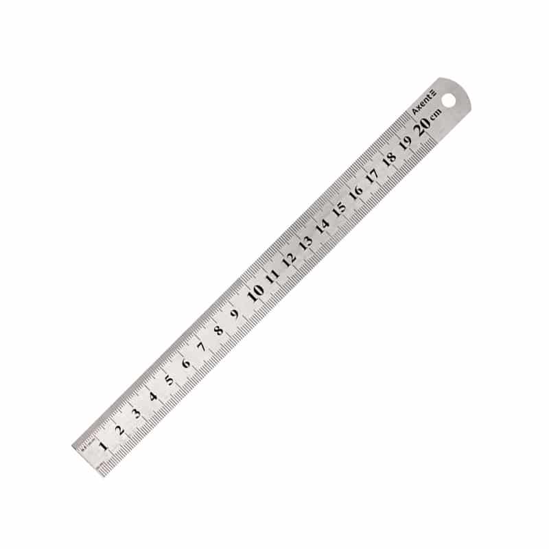 Steel Ruler 20 Cm – Eduline Malta