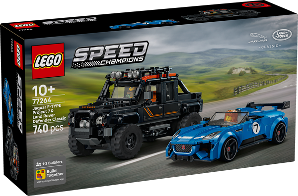 LEGO Speed Champions Jaguar Project 7 & Land Rover Defender 77264
