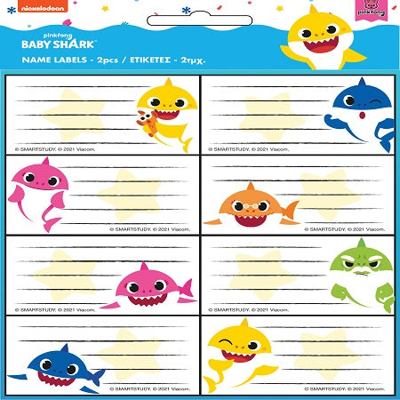 Baby Shark Labels