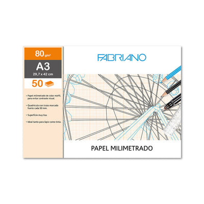 Graph Paper A3 80Gsm X50Pcs