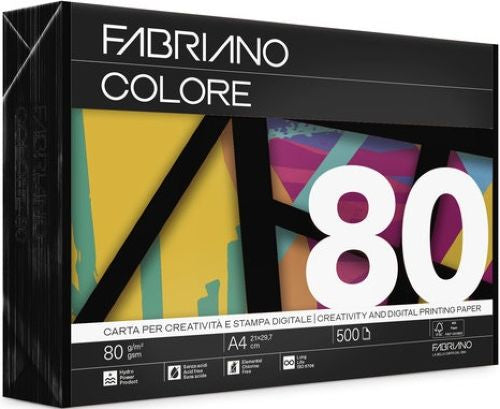 Color Paper 80 Gr Pack 500 Sheets Black A4