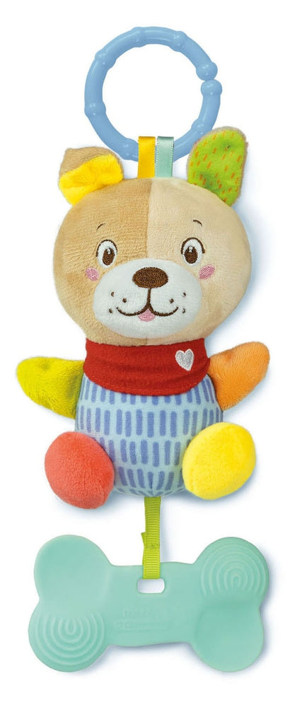 Clementoni Baby Lovely Soft Dog Rattle