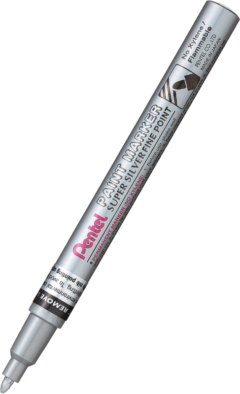 Pentel  Silver Paint Marker Fine Point