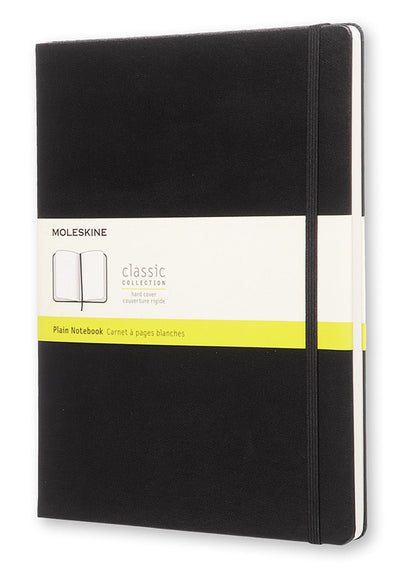 Notebook Plain Black Hard 19X25Mm