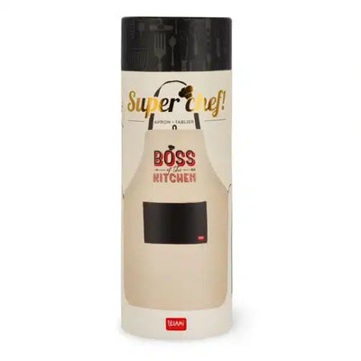 Legami Apron - Super Chef - Boss Kithen - Gift Box