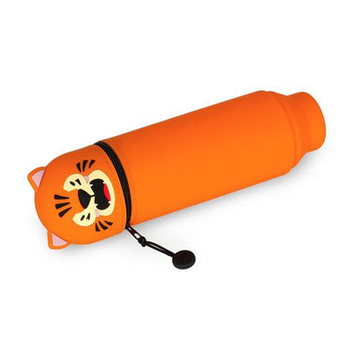 Legami soft 2 in 1 silicone pencil case kawaii Tiger