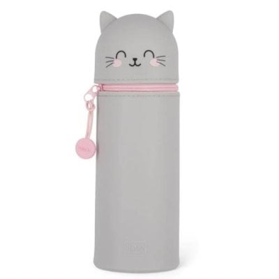 Legami 2-In-1 Silicone Pencil Case - Kitty