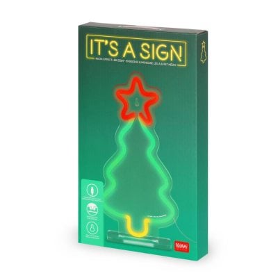 Legami It's a Sign Neon Effect LED Lamp - Xmas Tree