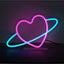 Legami It s a Sign Neon Effect LED Lamp - Planet Heart