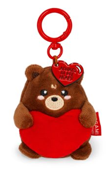 Legami Tiny Super Soft! Teddy Bear Plush Key Ring
