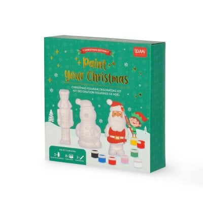 Legami Paint Your Christmas Figurine Decorating Kit