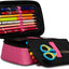 Pencil Case 1 Zip Filled Seven Freethink Fucsia