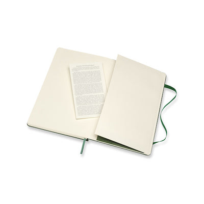 Moleskine Classic Notebook A5 Hard Cover Plain, Myrtle Green