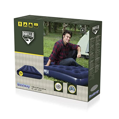 Durable Twin Air Mattress 188 X 99 X 22 Cm