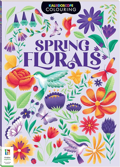 Kaleidoscope Colouring Spring Florals