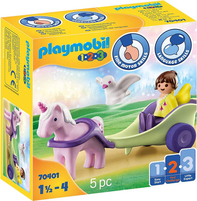 Unicorn Carriage With Fairy 704016