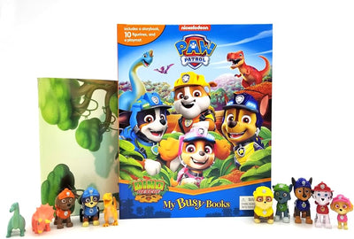 My Busy Books - Paw Patrol Dino Rescue Storybook 10 Figurines Playmat