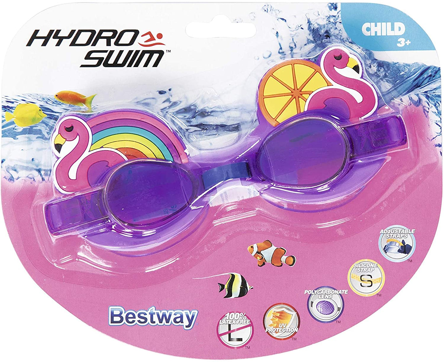 Bestway Splash Style  Goggles Purple 7-14Y