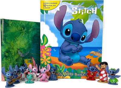 My Busy Books - Disney Stitch Storybook 10 Figurines Playmat