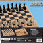 chess and checkers - wooden board
