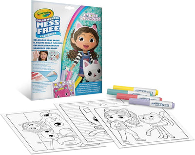 Crayola Mess Free Colour Wonder Colouring -Dream Works Gabby S Dollhouse