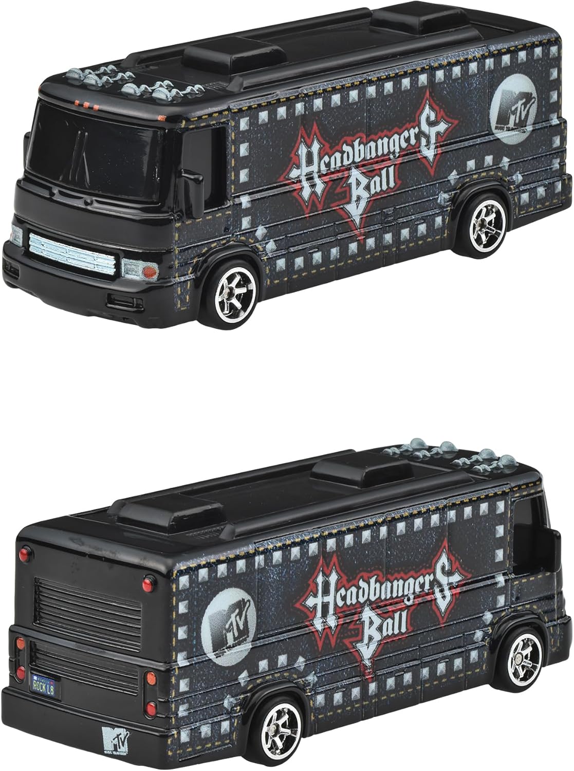 Hot Wheels Premium Pop Culture MTV Headbangers Ball HW Tour Bus Die-Cast Car