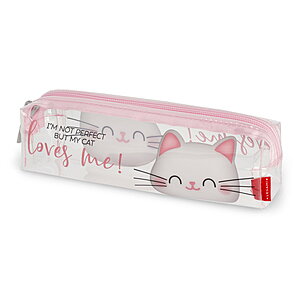 Legami Pencil CASE Transparent Kitty