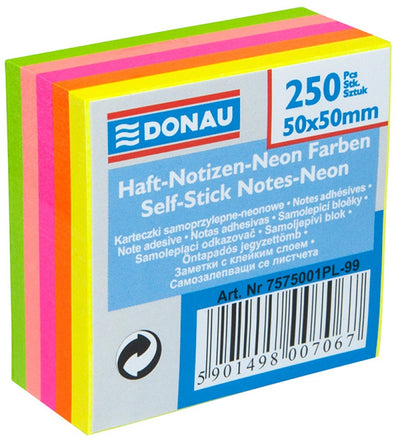 Sticky Notes 50X50Mm Coloured