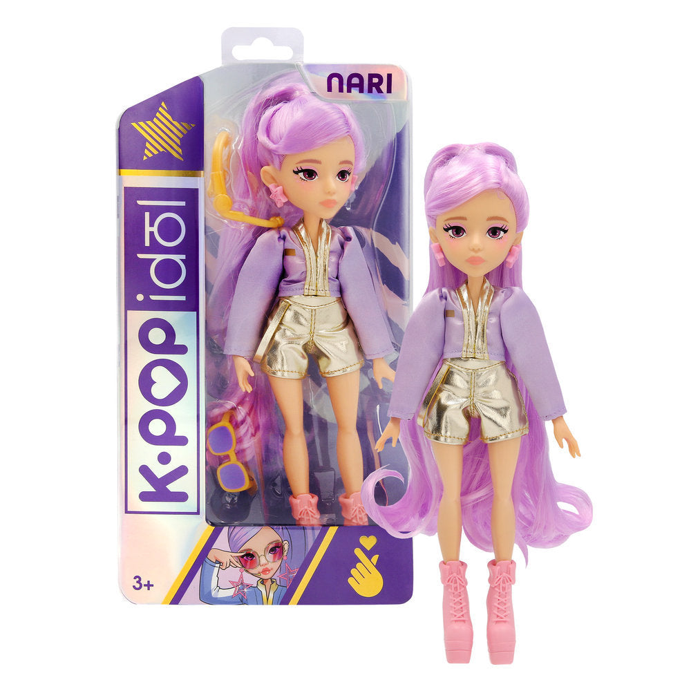 K-Pop Fashion Doll Nari Pop Star Dress Up Doll with Accessories