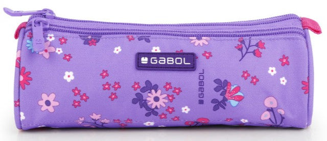 Pencil Case 3 Zip Violet 