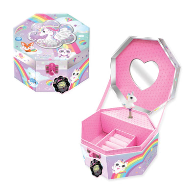 Hot Focus Unicorn Musical Jewelry Box with Figurine - Glow in the Dark