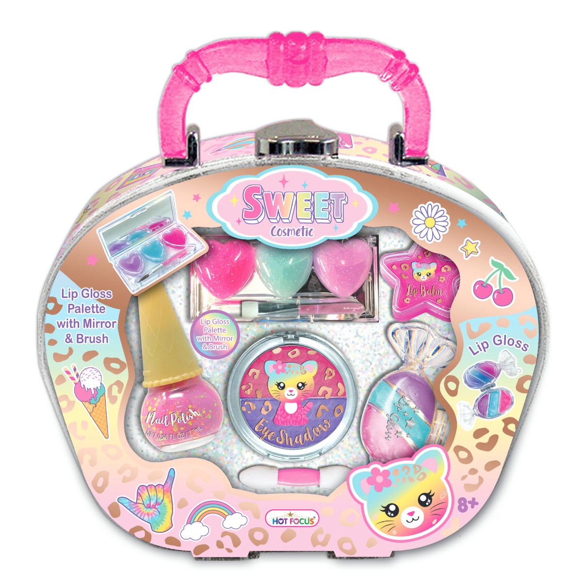 Sweet Cosmetic Case Leopard