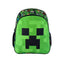 Minecraft Creeper Backpack -1 Large compartment fit A4