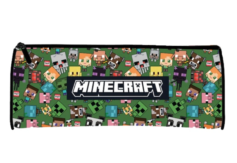 Minecraft Characters round pencil case