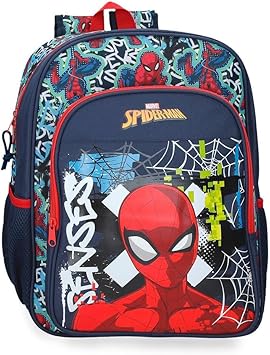 Spiderman School bag 1 Large compartment fit A4