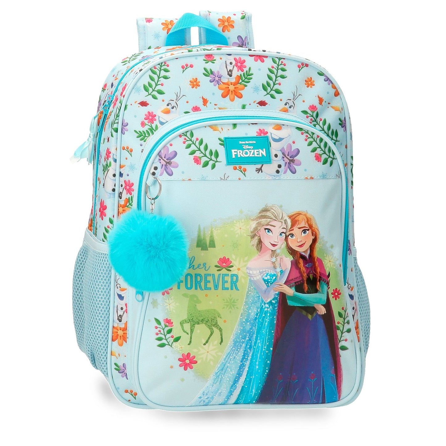 Disney Frozen Forever School Backpack - 1 large compartment fit A4
