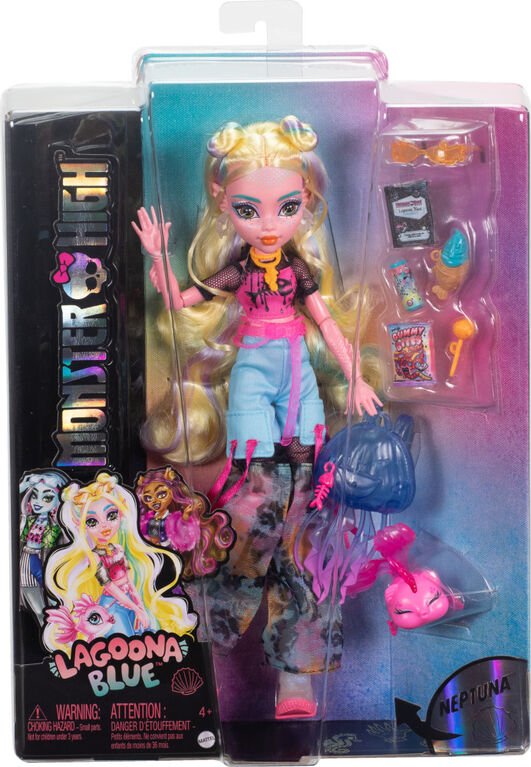 Monster High Lagoona Blue Fashion Doll with Pet