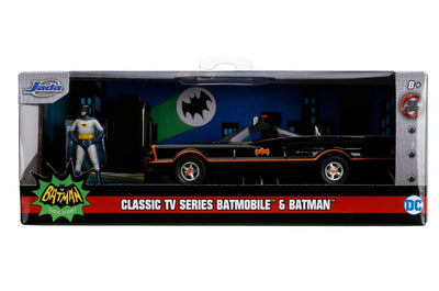 Batman 1966 Bat Mobile 1:32 With Figure Diecast