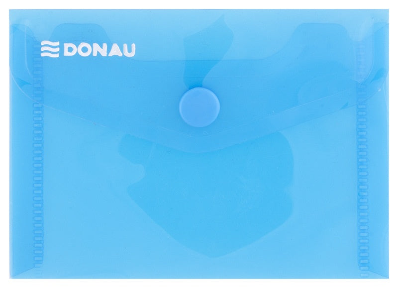 Button A7 Envelope Transparent Blue