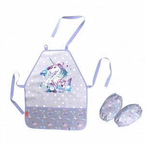 Dream Unicorn Children's Apron with Sleeves