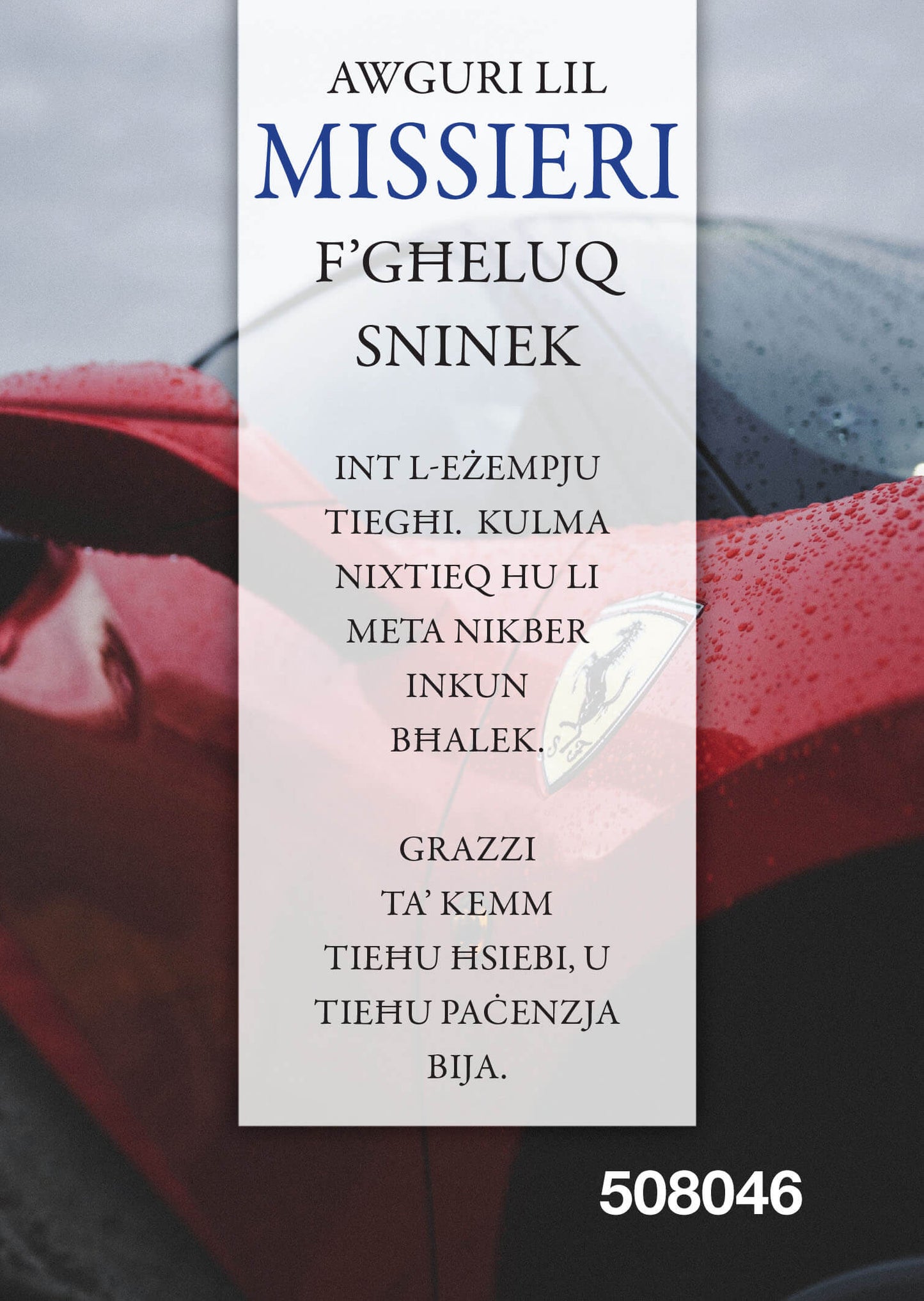 Missieri F'Għeluq Sninek