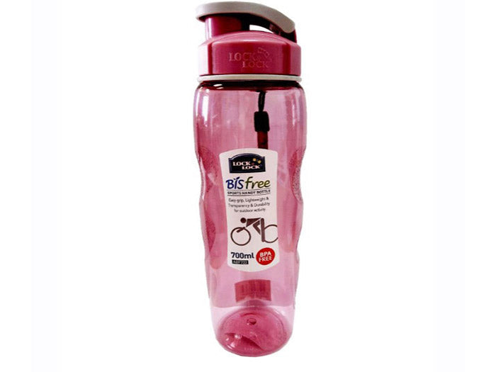 Lock And Lock Pink Sports Handy Bottle 700 Ml