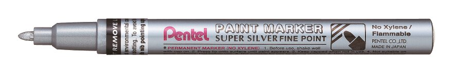 Pentel  Silver Paint Marker Fine Point