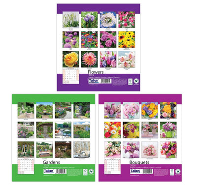 Square Calendar 2026 - Bouquets or Flowers